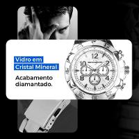 Relogio Masculino Aço + Pulseira + Cordão Social Religioso Ajustavel Presente Catolico Original - 7