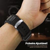 Relogio Masculino Aço Inox + Corrente Cruz + Pulseira Qualidade Premium Pesado Religioso Robusto - 6