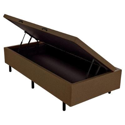 Cama Box Baú Solteiro 88 X 188 Marrom
