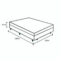 Cama Box Baú Casal Branco - 138x188 - 3