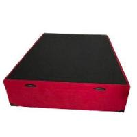Cama Box Baú Casal Vermelho Suede 138x188 - 2