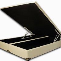 Cama Box Baú Queen Bipartido Suede Bege 158x198 - 3