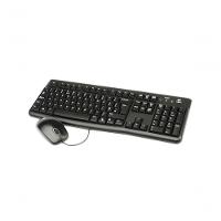 Teclado E Mouse Logitech Mk120 Usb Preto Com Fio - 1
