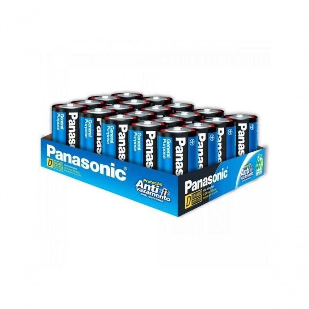 Pilha Zinco 1,5v D Um-1sh300 (c-20 Pilhas) Panasonic - Bli - 20 - 1