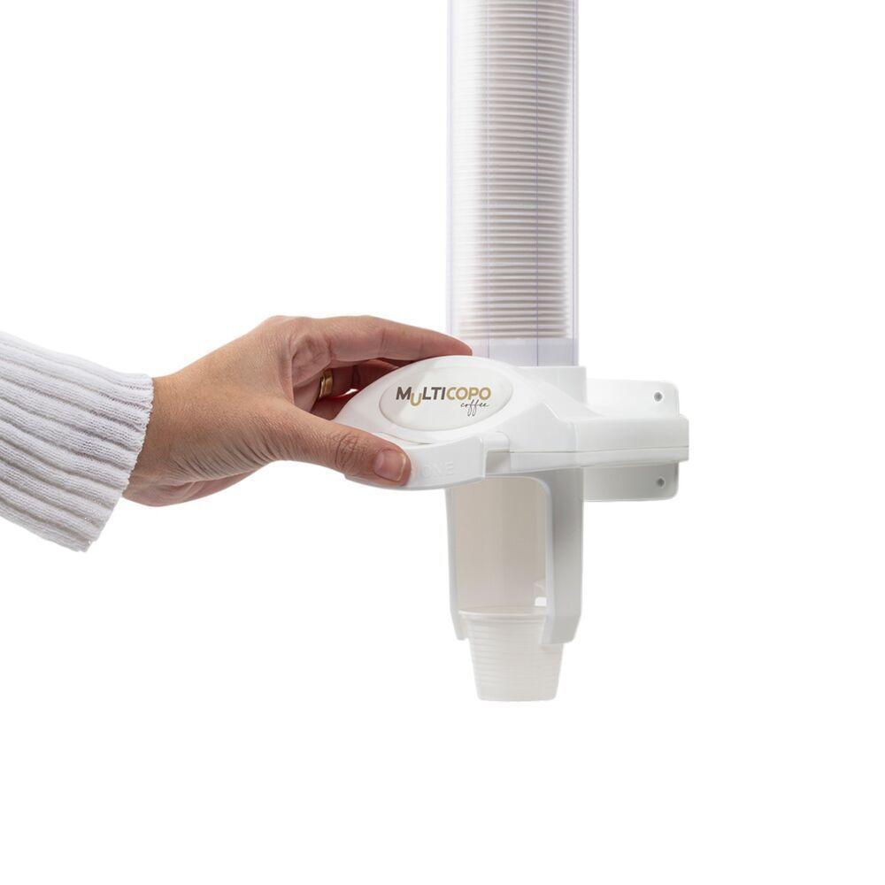 Dispenser Poupador Copo De 50 Ml Capacidade De 100 Copos Acompanha Parafusos Bucha Multicopo Café - 5