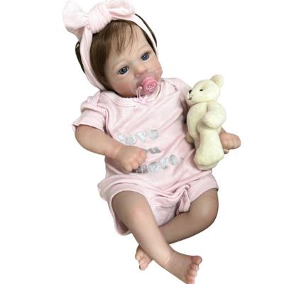 Bebê Reborn Menina Artesanal Realista Cabelo Implantado Fio A Fio