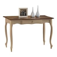 Aparador Para Sala 1 Gaveta Pés Luiz Xv - Amêndoa Com Tampo Imbuia Glazer - 2