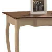 Aparador Para Sala 1 Gaveta Pés Luiz Xv - Amêndoa Com Tampo Imbuia Glazer - 3