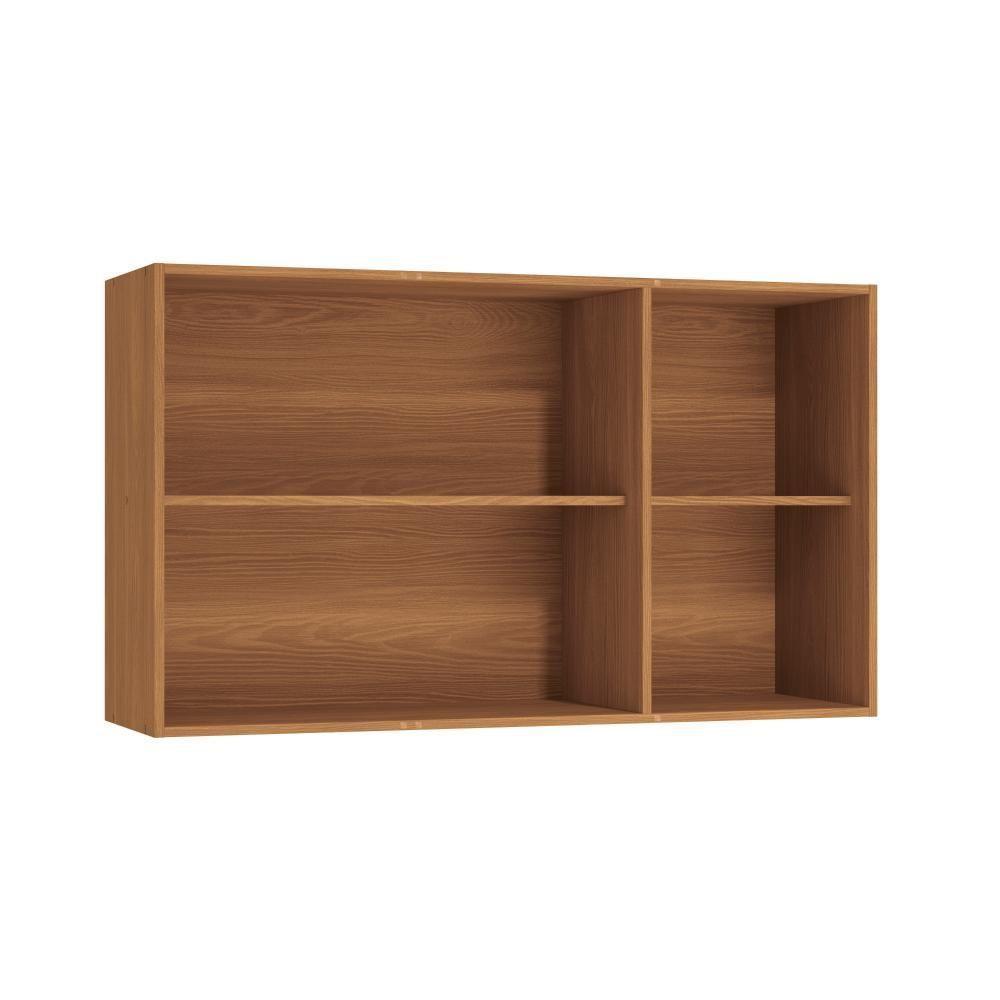 Armário Aéreo Kappesberg Pixel 3 Portas Canela/cinza Sagrado 120cm - 2