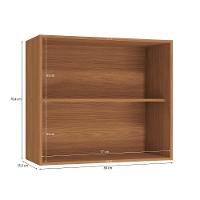 Armário Aéreo Kappesberg Pixel 2 Portas Canela 80cm