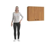 Armário Aéreo Kappesberg Pixel 2 Portas Canela 80cm - 8