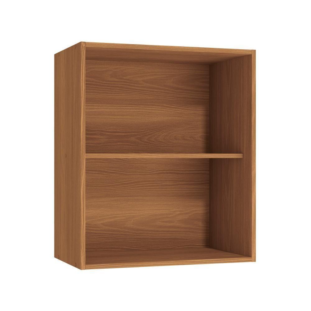 Armário Aéreo Kappesberg Pixel 1 Porta Canela/cinza Sagrado 60cm - 3