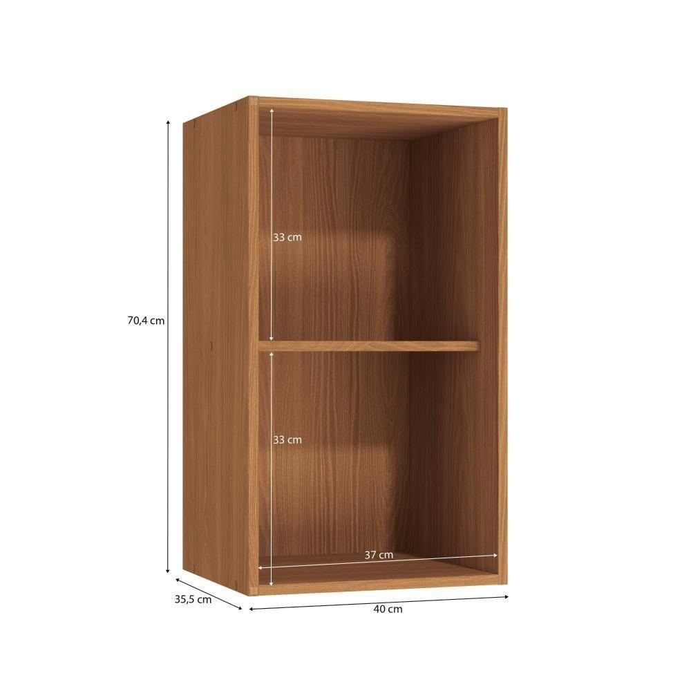 Armário Aéreo Kappesberg Pixel 1 Porta Canela/verde Frevo 40cm - 5