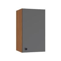 Armário Aéreo Kappesberg Pixel 1 Porta Canela/cinza Sagrado 40cm - 1