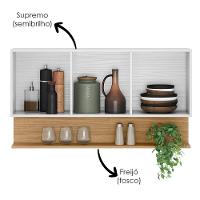 Armario Aereo 3 Portas 120 Cm Line Ktp Supremo Cp Freijo - 5