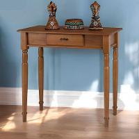 Aparador Para Sala Rústico 1 Gaveta Com Pés Torneados - Imbuia Glazer - 1