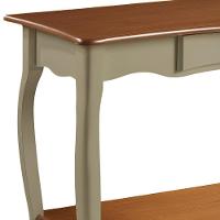 Aparador Para Sala Com 1 Gaveta E Prateleira Pés Luiz Xv - Verde Chá Com Tampo E Prateleira Imbuia Glazer