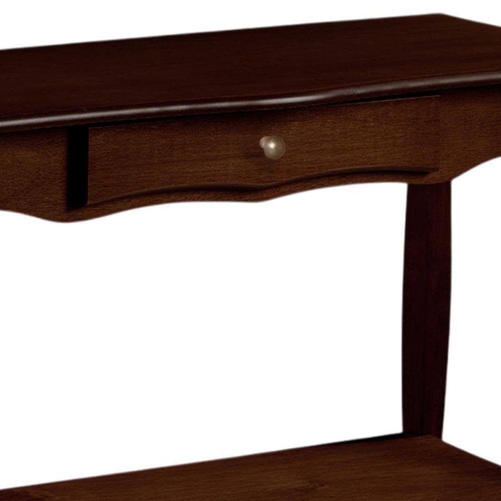 Aparador Para Sala Com 1 Gaveta E Prateleira Pés Luiz Xv - Pinhão - 3