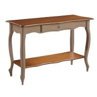 Aparador Para Sala Com 1 Gaveta E Prateleira Pés Luiz Xv - Amêndoa Laca Com Tampo E Prateleira Imbuia Glazer - 2