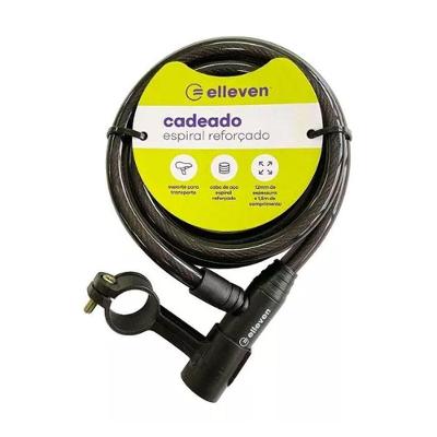 Cadeado Espiral Reforçado Elleven 1,5mx12mm P- Bike Elétrica