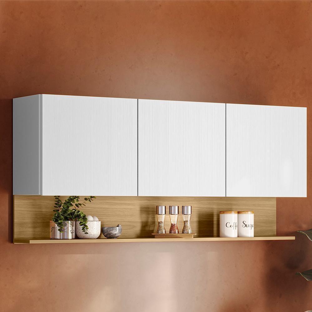 Armario Aereo 3 Portas 150 Cm Line Ktp Supremo Cp Freijo - 2