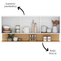 Armario Aereo 3 Portas 150 Cm Line Ktp Supremo Cp Freijo - 5