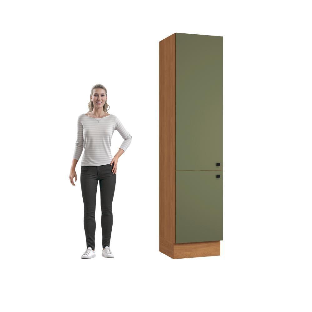 Paneleiro Kappesberg Pixel 2 Portas Canela Verde Frevo 50cm - 7