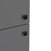 Paneleiro Kappesberg Pixel 2 Portas Canela Cinza Sagrado 50cm - 6