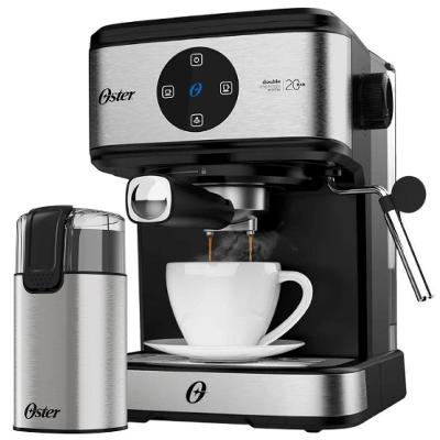 Kit Espresso Oster - Cafeteira Double e Moedor de Café Elétrico Inox 220V