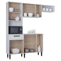 Kit Cozinha Dora Com Balcão Branco - Poquema - 3