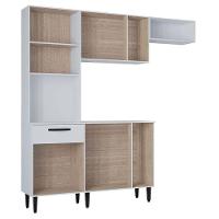 Kit Cozinha Dora Com Balcão Branco - Poquema