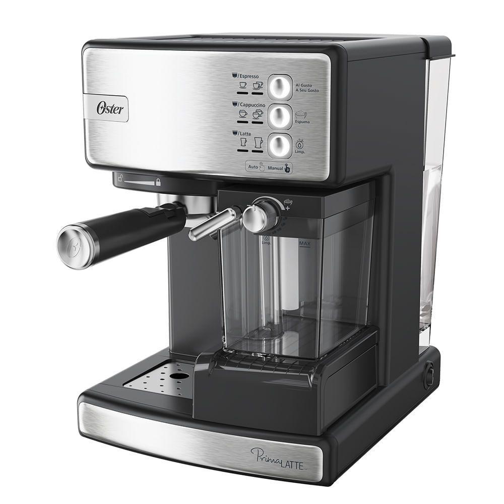 Kit Cafeteira Nova PrimaLatte Inox e Moedor de Café Elétrico Inox Oster 110V - 3