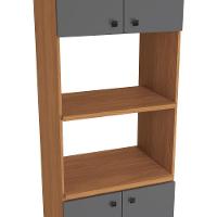 Kit 2 Fornos Kappesberg Pixel 4 Portas Canela Cinza Sagrado 70cm - 7