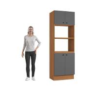 Kit 2 Fornos Kappesberg Pixel 4 Portas Canela Cinza Sagrado 70cm - 8