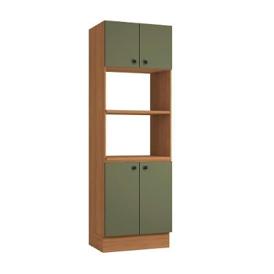 Kit 2 Fornos Kappesberg Pixel 4 Portas Canela Verde Frevo 70cm