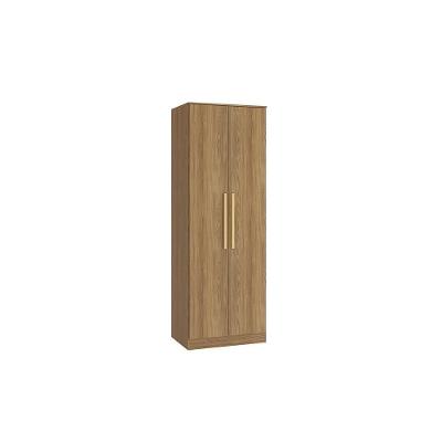 Guarda-roupa 2 Portas 2 Cabideiros Kappesberg Adapt Nogueira 80cm