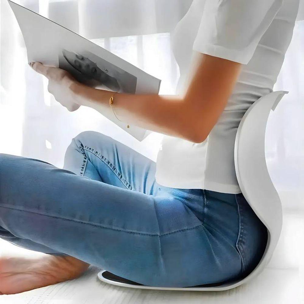 Almofada Cinza M Apoio Para Lombar E Corrige A Postura - 2