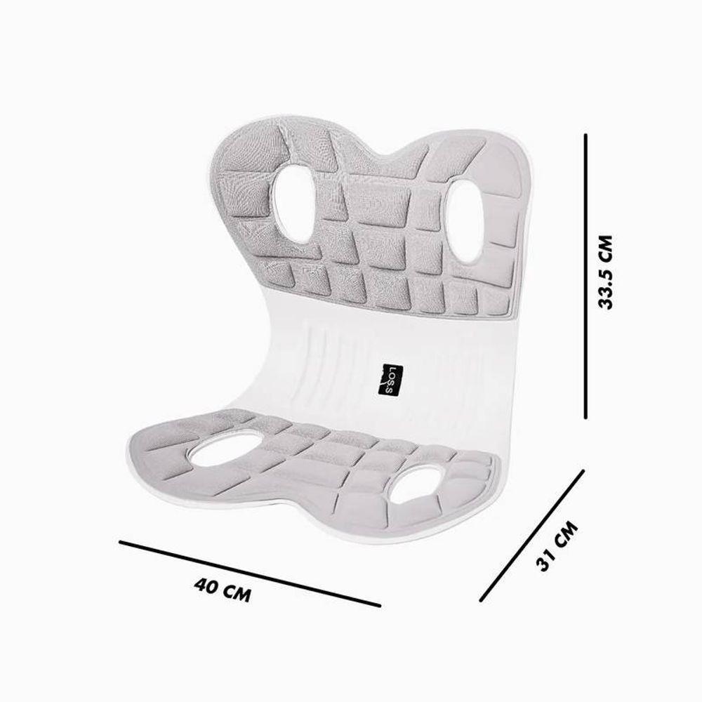 Almofada Cinza M Apoio Para Lombar E Corrige A Postura - 6