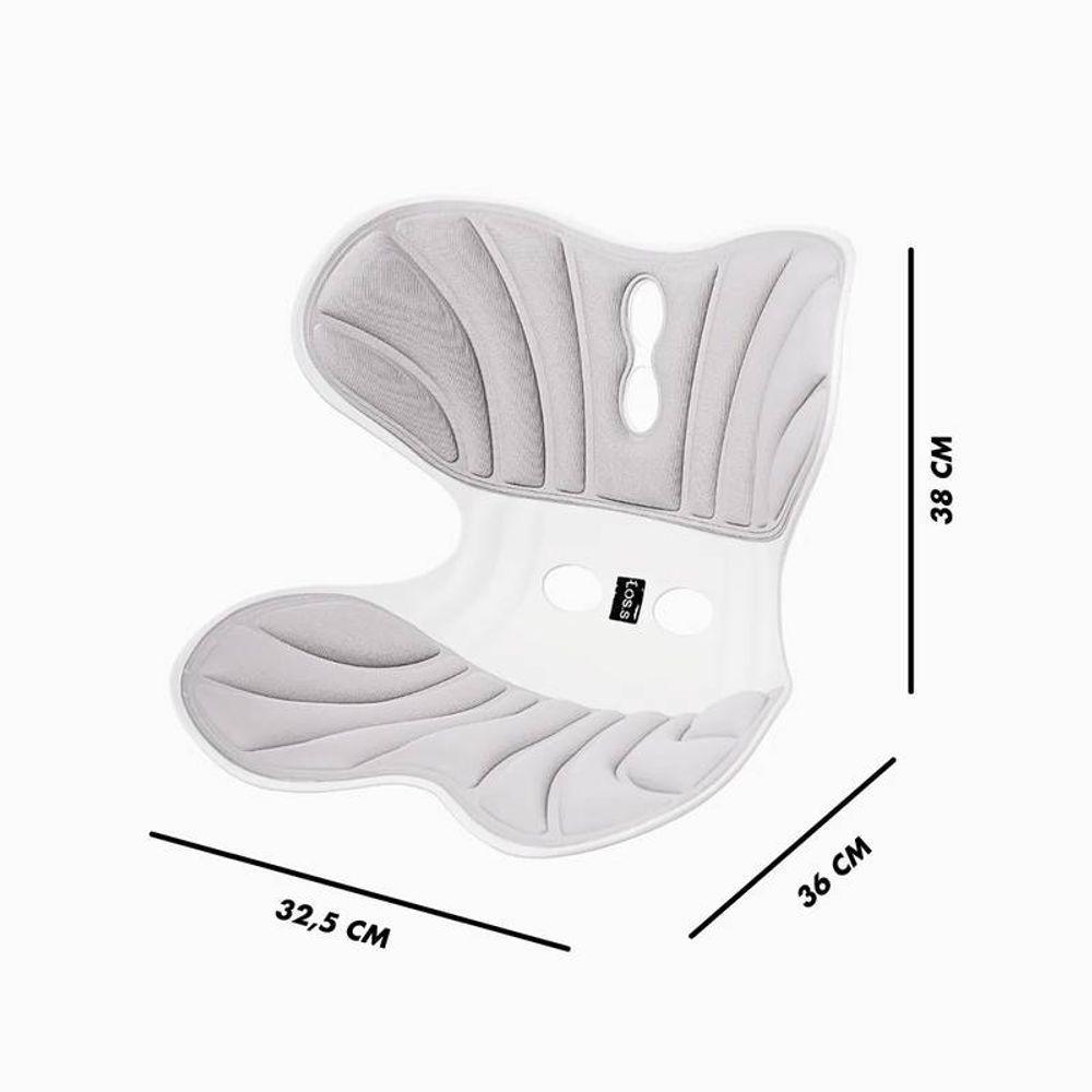 Almofada Cinza Gg Apoio Para Lombar E Corrige A Postura - 6