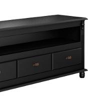 Rack Para Tv Até 65 Polegadas Com 3 Gavetas - Preto Laca - 4