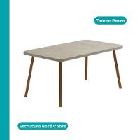 Conjunto Sala De Jantar 6 Cadeiras Catânia Carraro Petra E Rosê - 7