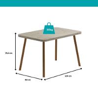 Conjunto Sala De Jantar 4 Cadeiras Trento Carraro Petra E Rosê