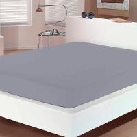 Lençol Avulso Buettner Solteiro King Malha 100% Algodão Image Com Elástico Cinza - 3