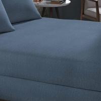Lençol Com Elástico Buettner Solteiro Malha Mescla 88mx188mx25cm Azul - 2