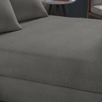 Lençol Com Elástico Buettner Solteiro Malha Mescla 88mx188mx25cm Bege - 2