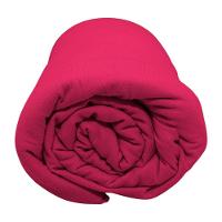 Lençol Com Elástico King Portallar Malha 100% Algodão Liso Linha Casa Vermelho Fita - 2