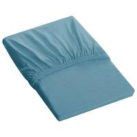 Lençol Tecebem Queen Malha C/ Elástico Liso 158mx198mx40cm Azul - 1