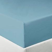 Lençol Tecebem Solteiro Malha C/ Elástico Liso 88cmx188mx30cm Azul - 2