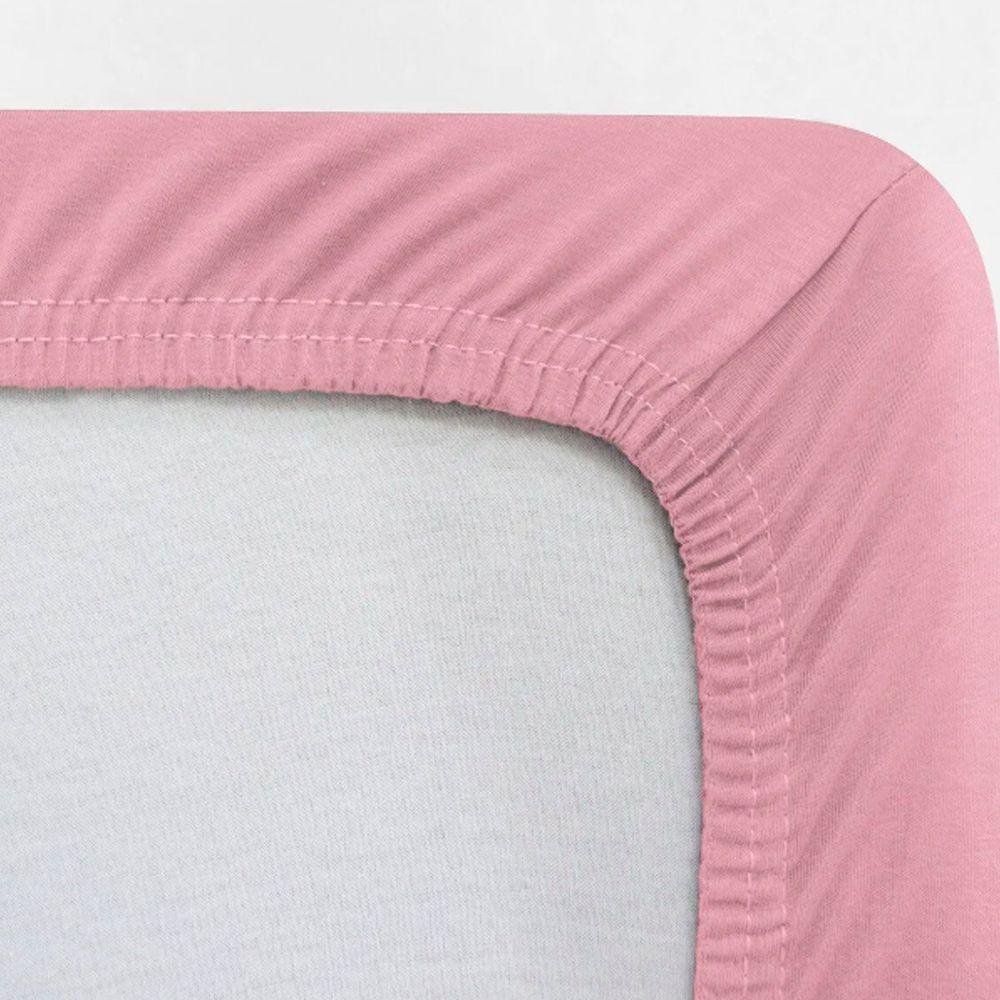 Lençol Avulso Buettner King Malha 100% Algodão Image Com Elástico Rose - 2