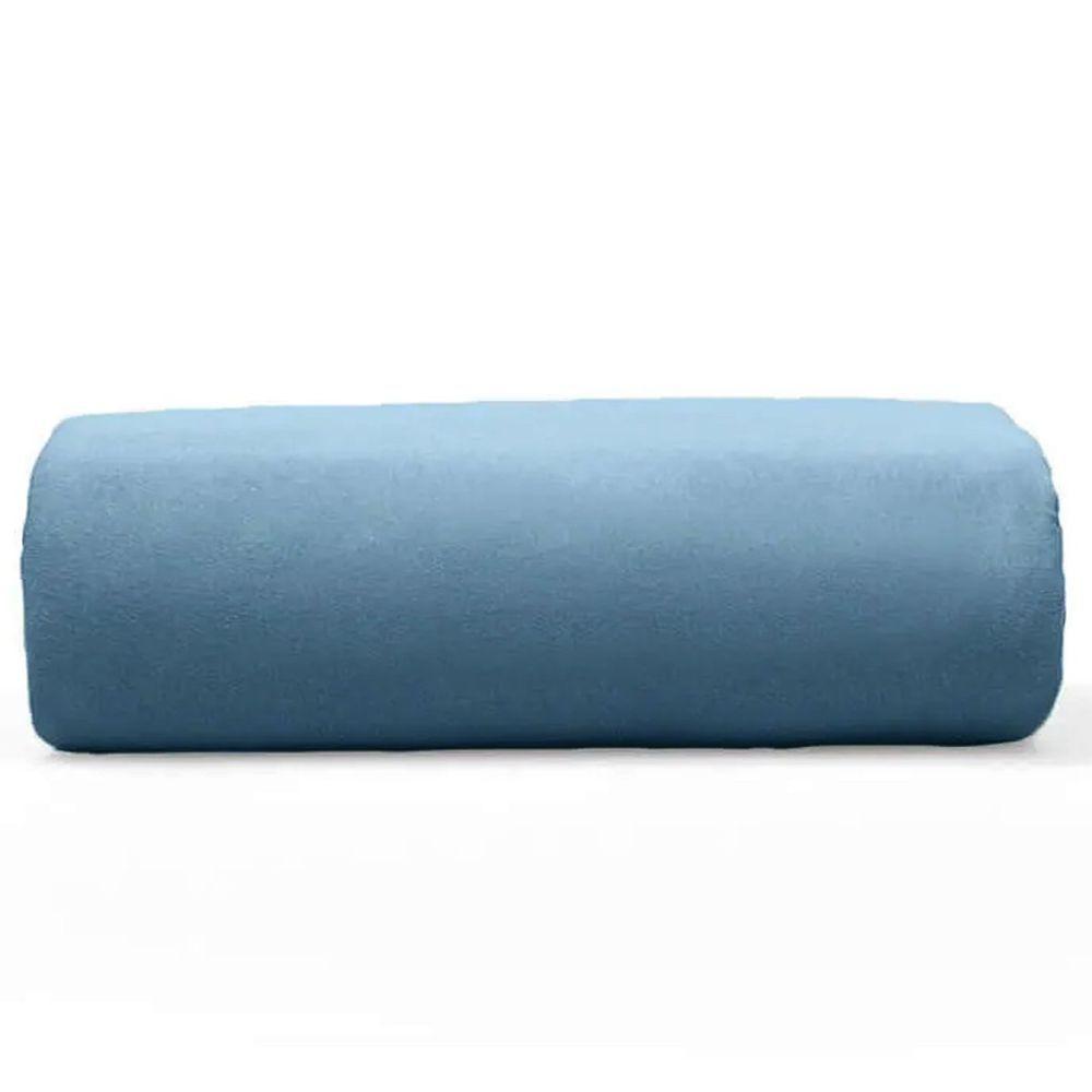 Lençol Buettner Casal Malha 100% Algodão Basic Liso Com Elástico Jeans - 1